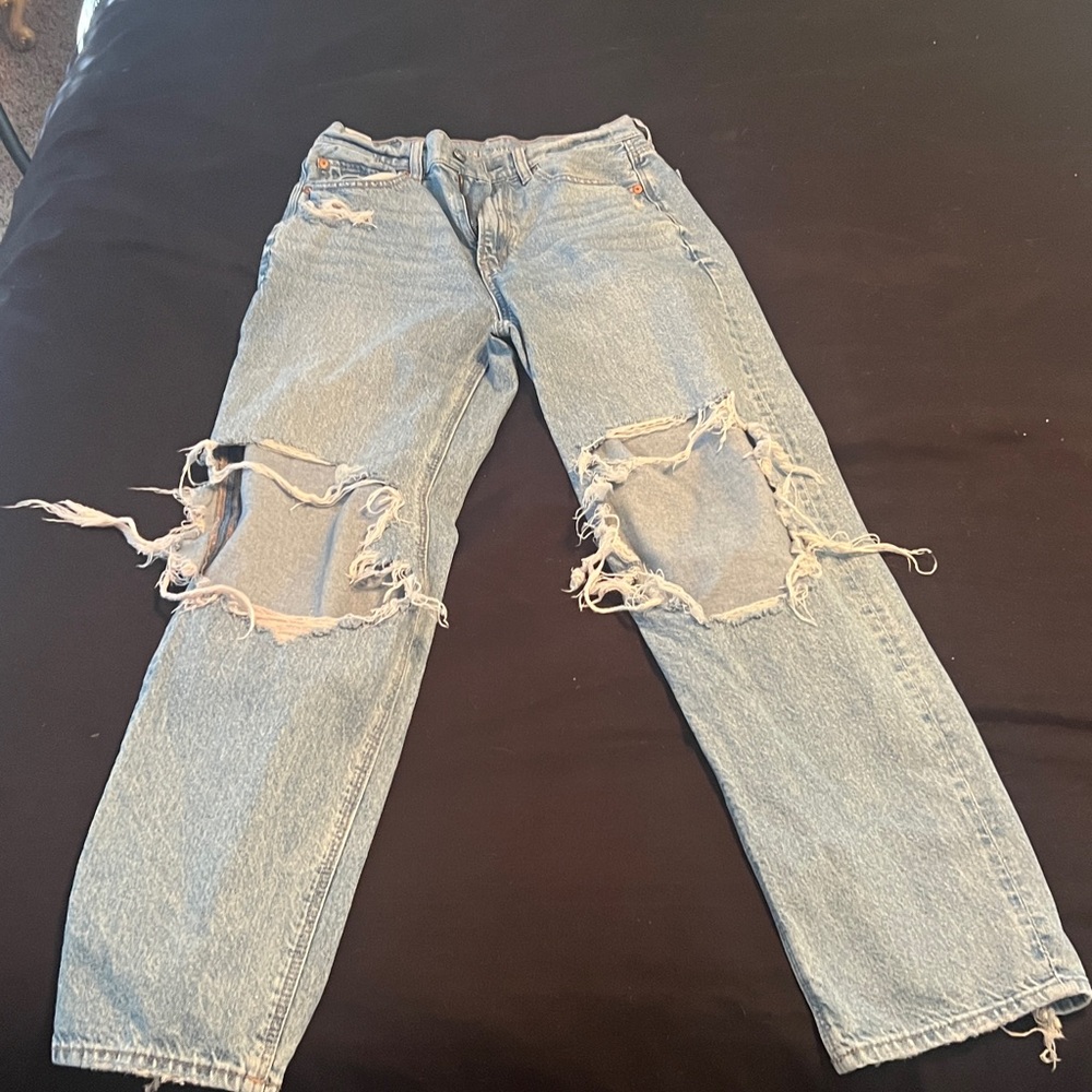 American Eagle Outfitters Light Blue Denim Jeans